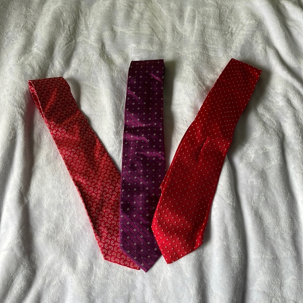 Three ties from Andrew’s Ties.